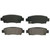 QuickStop Rear Disc Brake Pad Set Ceramic | WAGZD672