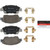 Premium NAO Ceramic OE Equivalent Front Brake Pad Set | BBBP28023N