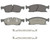 OEX Front Disc Brake Pad Set Premium Ceramic | WAGOEX1904