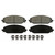 QuickStop Front Disc Brake Pad Set Ceramic | WAGZD2179
