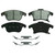 QuickStop Front Disc Brake Pad Set Ceramic | WAGZD1653