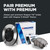 QuickStop Front Disc Brake Pad Set Ceramic | WAGZD1917