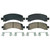 QuickStop Rear Disc Brake Pad Set Ceramic | WAGZD974A