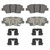OEX Rear Disc Brake Pad Set Premium Ceramic | WAGOEX1313