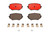 Premium NAO Ceramic OE Equivalent Front Brake Pad Set | BBBP79009N