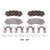 OEX Rear Disc Brake Pad Set Premium Ceramic | WAGOEX2032