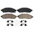 QuickStop Front Disc Brake Pad Set Ceramic | WAGZD1548