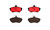 Premium NAO Ceramic OE Equivalent Front Brake Pad Set | BBBP85029N
