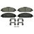 QuickStop Front Disc Brake Pad Set Ceramic | WAGZD1791