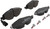 Premium Low-Met OE Equivalent Front Brake Pad Set | BBBP85126