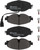 Premium Low-Met OE Equivalent Front Brake Pad Set | BBBP85126