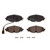 Premium Low-Met OE Equivalent Front Brake Pad Set | BBBP85126