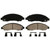 QuickStop Front Disc Brake Pad Set Ceramic | WAGZD1039