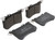 Premium Low-Met OE Equivalent Front Brake Pad Set | BBBP50121