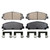 QuickStop Front Disc Brake Pad Set Ceramic | WAGZD1286