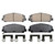 QuickStop Front Disc Brake Pad Set Ceramic | WAGZD1286