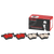 Premium NAO Ceramic OE Equivalent Rear Disc Brake Pad Set | BBBP86029N