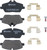 Premium Low-Met OE Equivalent Front Brake Pad Set | BBBP06034