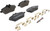 Premium Low-Met OE Equivalent Front Brake Pad Set | BBBP06034