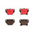Premium NAO Ceramic OE Equivalent Rear Disc Brake Pad Set | BBBP83052N