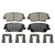 QuickStop Rear Disc Brake Pad Set Ceramic | WAGZD1284