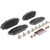 Premium NAO Ceramic OE Equivalent Front Brake Pad Set | BBBP37021N
