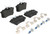 Premium Low-Met OE Equivalent Rear Disc Brake Pad Set | BBBP85020