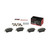 Premium NAO Ceramic OE Equivalent Rear Disc Brake Pad Set | BBBP50091N