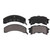 QuickStop Rear Disc Brake Pad Set Semi-Metallic | WAGZX262