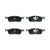 Premium NAO Ceramic OE Equivalent Front Brake Pad Set | BBBP36035N