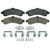 QuickStop Front Disc Brake Pad Set Ceramic | WAGZD882