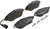 Premium Low-Met OE Equivalent Front Brake Pad Set | BBBP85144