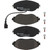Premium Low-Met OE Equivalent Front Brake Pad Set | BBBP85144