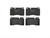 Premium Low-Met OE Equivalent Front Brake Pad Set | BBBP44018