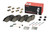 Premium Low-Met OE Equivalent Front Brake Pad Set | BBBP50085
