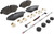Premium Low-Met OE Equivalent Front Brake Pad Set | BBBP50085