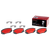 Premium NAO Ceramic OE Equivalent Front Brake Pad Set | BBBP30038N