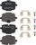 Premium Low-Met OE Equivalent Rear Disc Brake Pad Set | BBBP06101