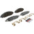 Premium NAO Ceramic OE Equivalent Front Brake Pad Set | BBBP24206N