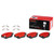 Premium NAO Ceramic OE Equivalent Front Brake Pad Set | BBBP30066N