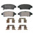 QuickStop Rear Disc Brake Pad Set Ceramic | WAGZD995