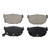 QuickStop Rear Disc Brake Pad Set Ceramic | WAGZD272