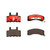 Premium NAO Ceramic OE Equivalent Front Brake Pad Set | BBBP10022N