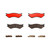 Premium NAO Ceramic OE Equivalent Front Brake Pad Set | BBBP18003N
