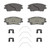 OEX Front Disc Brake Pad Set Premium Ceramic | WAGOEX1847