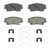 OEX Front Disc Brake Pad Set Premium Ceramic | WAGOEX1847