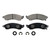QuickStop Front Disc Brake Pad Set Semi-Metallic | WAGZX412