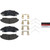Premium NAO Ceramic OE Equivalent Front Brake Pad Set | BBBP28105N