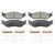 SevereDuty Front/Rear Disc Brake Pad Set | WAGSX1066