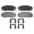 OEX Front Disc Brake Pad Set Premium Ceramic | WAGOEX1814